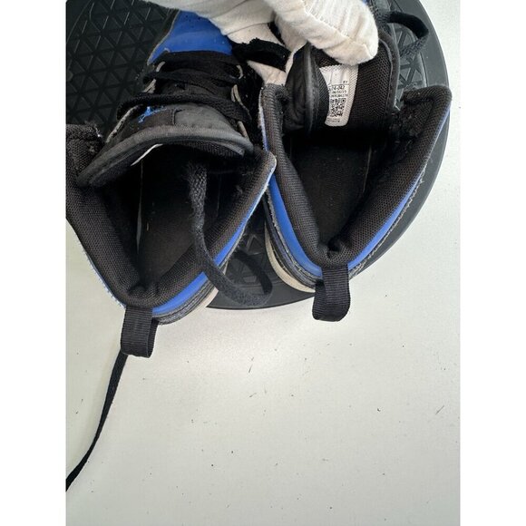 Nike Air Jordan 1 Mid Shoes "Royal Blue" Black White DQ8424-042 Size 2Y Youth - Picture 10 of 10